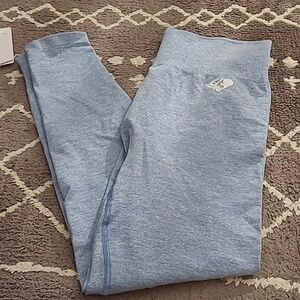 Women's Best Size 2XL Blue Marl High Waisted Move Seamless Leggings